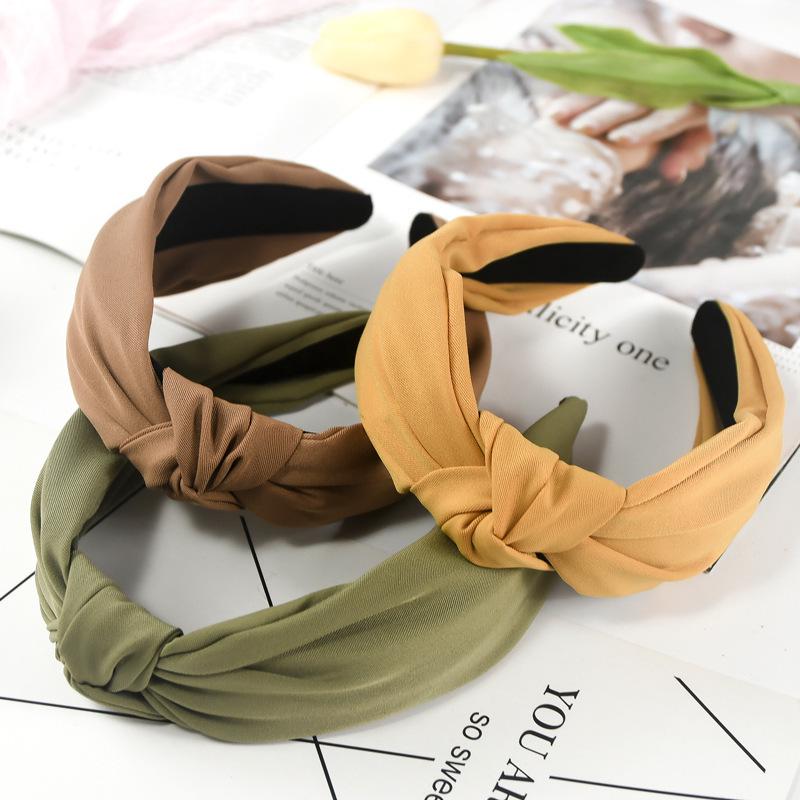Wide Fabric Knotted Hair Headband
