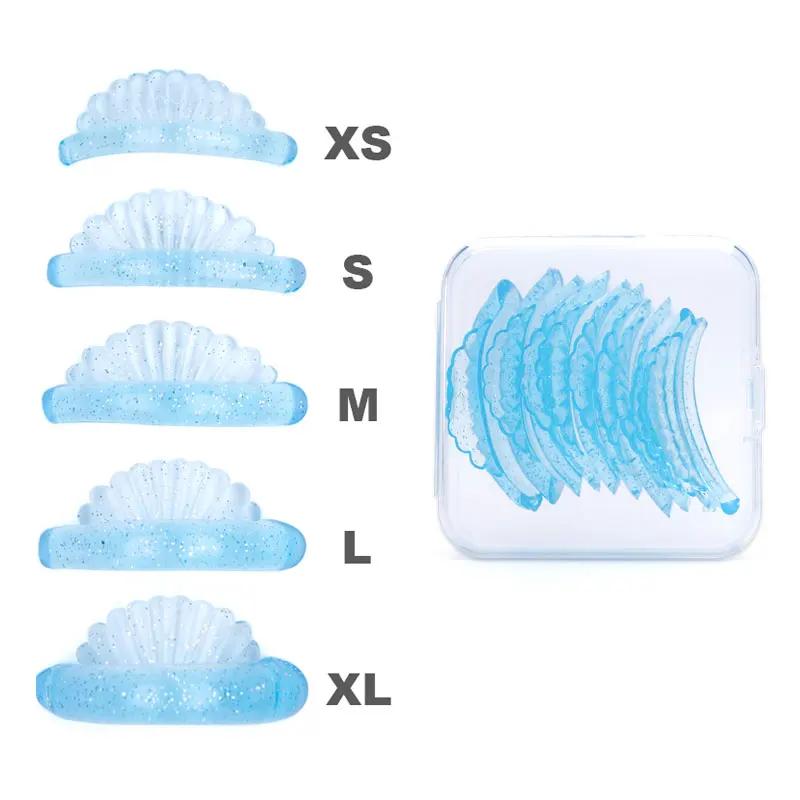 5Pairs Eyelash Perming Curler Lift Pads 3D Lashes Perm Rods Shell Silicone Lash Lifting Kit Makeup Beauty Tool