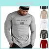 Men's Gym Bodybuilding Fitness Muscle Workout Crew Neck T-shirt With Soft Breathable Material