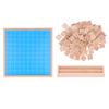 1?100 Consecutive Numbers Toy Wooden Educational Hundred Board Game for Kids
