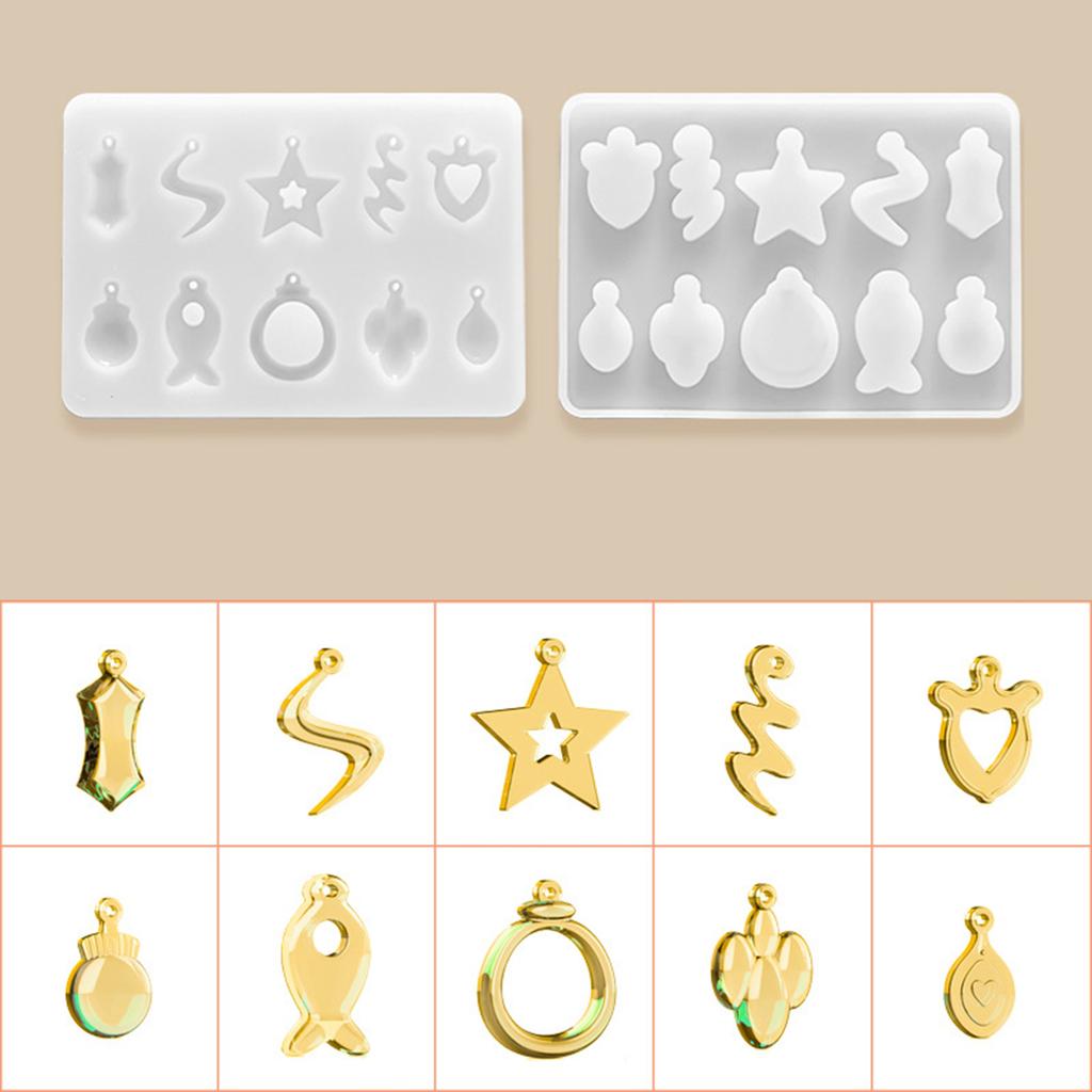 DIY Earrings Silicone Mold Epoxy Resin Ear Drop Molds Handmade Crafts Jewelry Making Tool Accessories Gift for Women