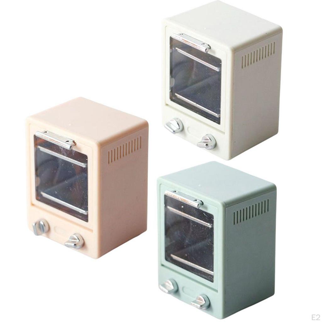 1/6 1/12 Mini Microwave Oven Kitchen Manchine for Dollhouse Decoration Accessories