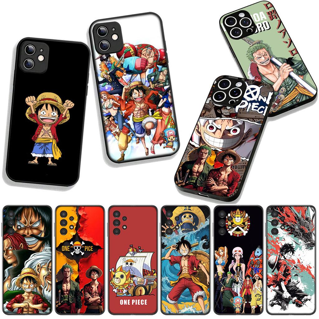 Phone Cover Luffy One Piece Roronoa Zoro Casing for Apple iPhone 16 15 14 Plus 13 12 Mini 17 Pro Max + ProMax 16E Air 15+ Case