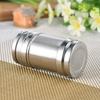 Stainless Steel Spices Shaker Seasoning Cans Rotate Camping Barbecue Jars Spices Storage Box Salt Sugar Pepper Storage Bottle