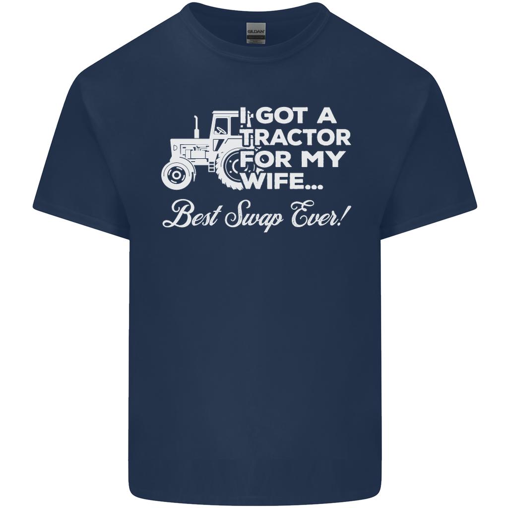 Tractor for My Wife Best Swap Ever Farmer Unisexs Light Cotton TShirt