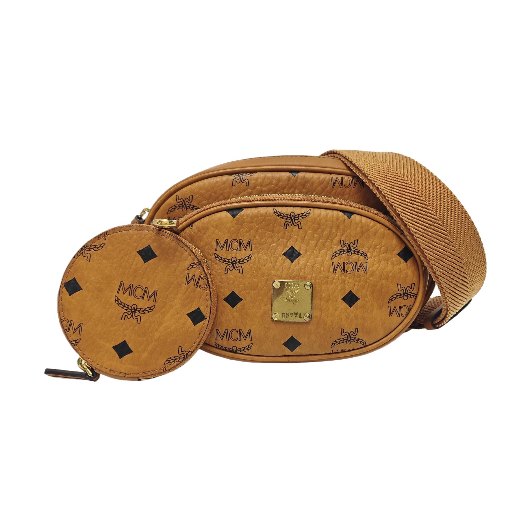 [Pre-Owned] Monogram Print Multifunctional Leather And Canvas Three-In-One Crossbody Bag - Good #359E3A ONE SIZE