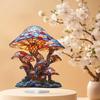 Colorful Fantasy Mushroom Ornaments for Home, Living Room, Bedroom, Desk, or Study