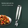 Portable Snail Tongs Stainless Steel Non-slip Serving Tongs Baking Tool For Cooking Barbeque Picnic Bbq