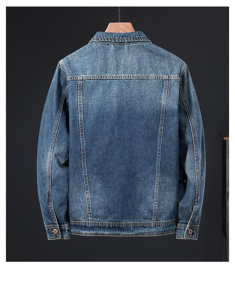 Men's 2025 Loose Fit Denim Workwear Jacket - Spring/Autumn