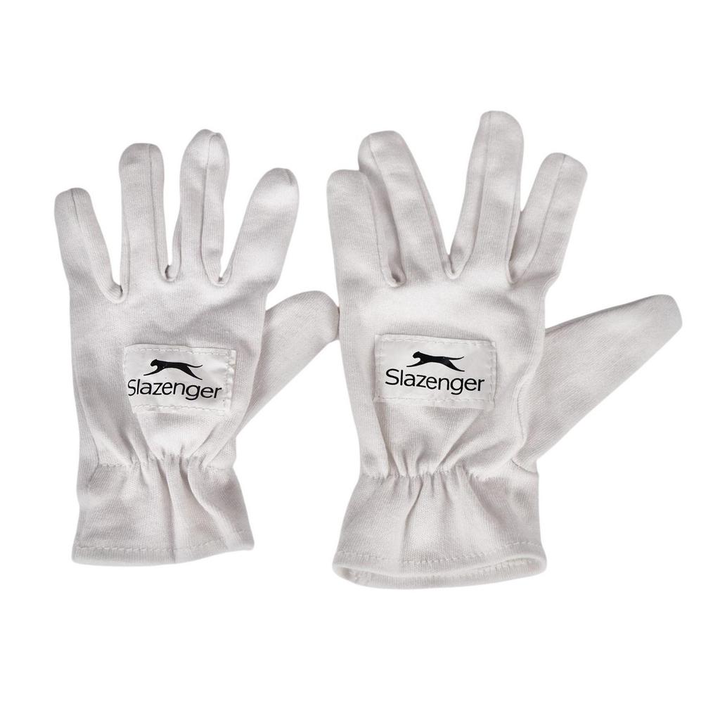 Slazenger Childrens/Kids Cotton Logo Cricket Gloves