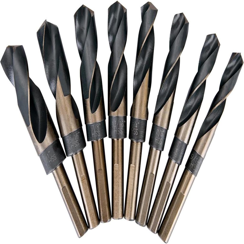 8-piece Set of Twist Drill, Small Shank Drill