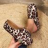 thick-soled leopard print Boken shoes bag head half slippers women's shoes 2025 summer fashion outer wear one-pedal Boken single shoes