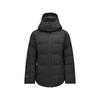 Sports Lifestyle Series Warm Fashion Cold Resistant Casual Cotton Jacket Women Jacket Carbon-Black P424W070-0018