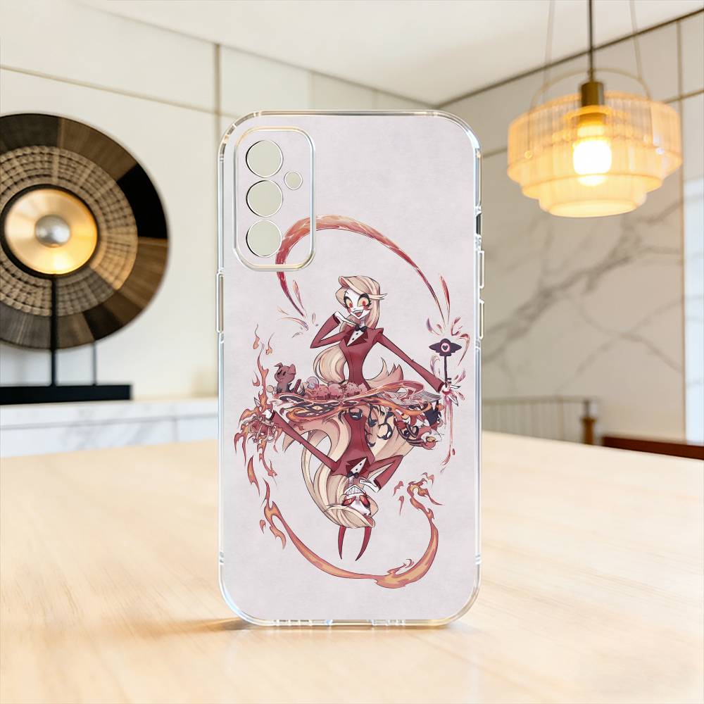 Hazbin Hotel Charlie Morningstar  Phone Case For SamsungA10,12,20,21S,30,31,40,50,51,52,70,71 Transparent Cover