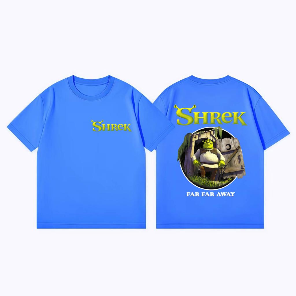 Shrek Far Far Away Funny Meme Tshirt Unisex Women High Quality Fashion Oversized Tshirts Summer Casual Loose 100cotton T Shirts