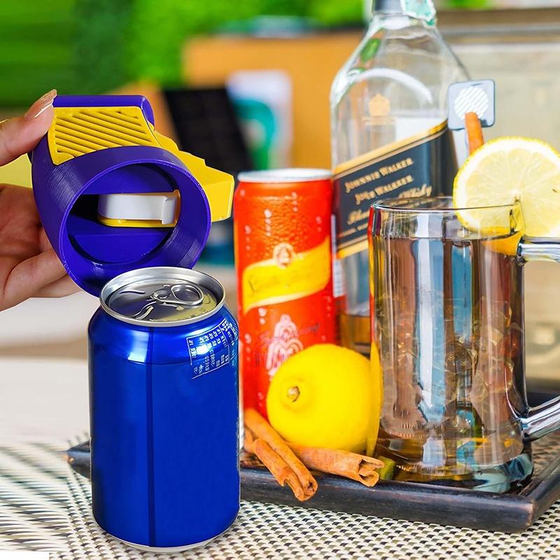 3D-Printed Small Can Opener Wear Resist Portable Beverage Open Tool Ergonomics Beer Can Opener For Finger Nail Protection