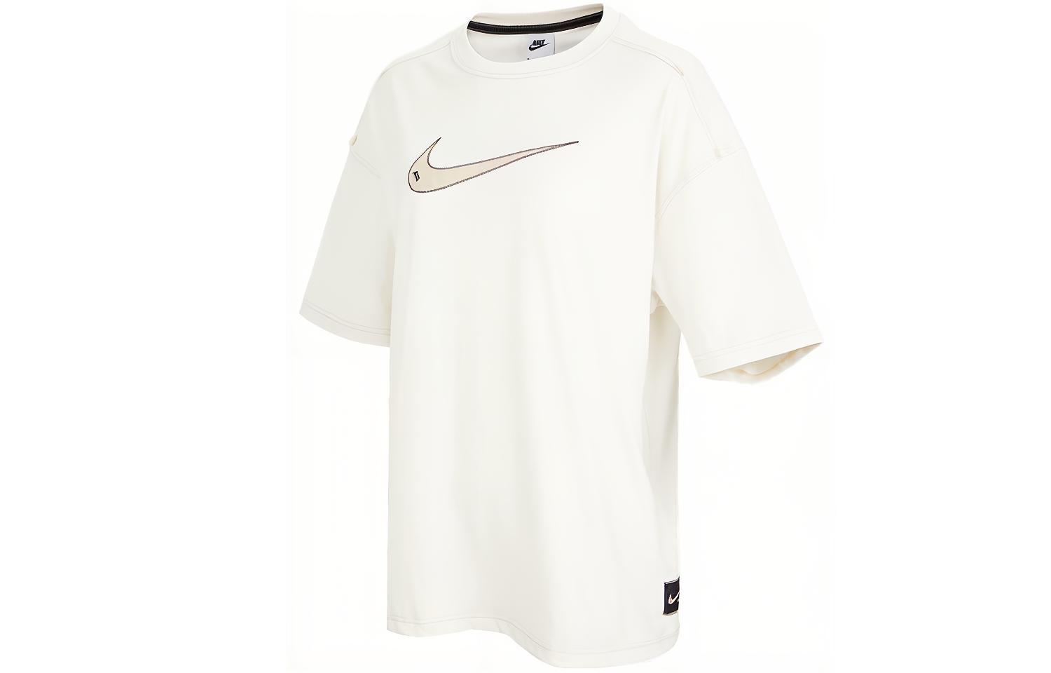 Nike Sportswear Swoosh Women s Short-Sleeve Top White DM6212-030 L