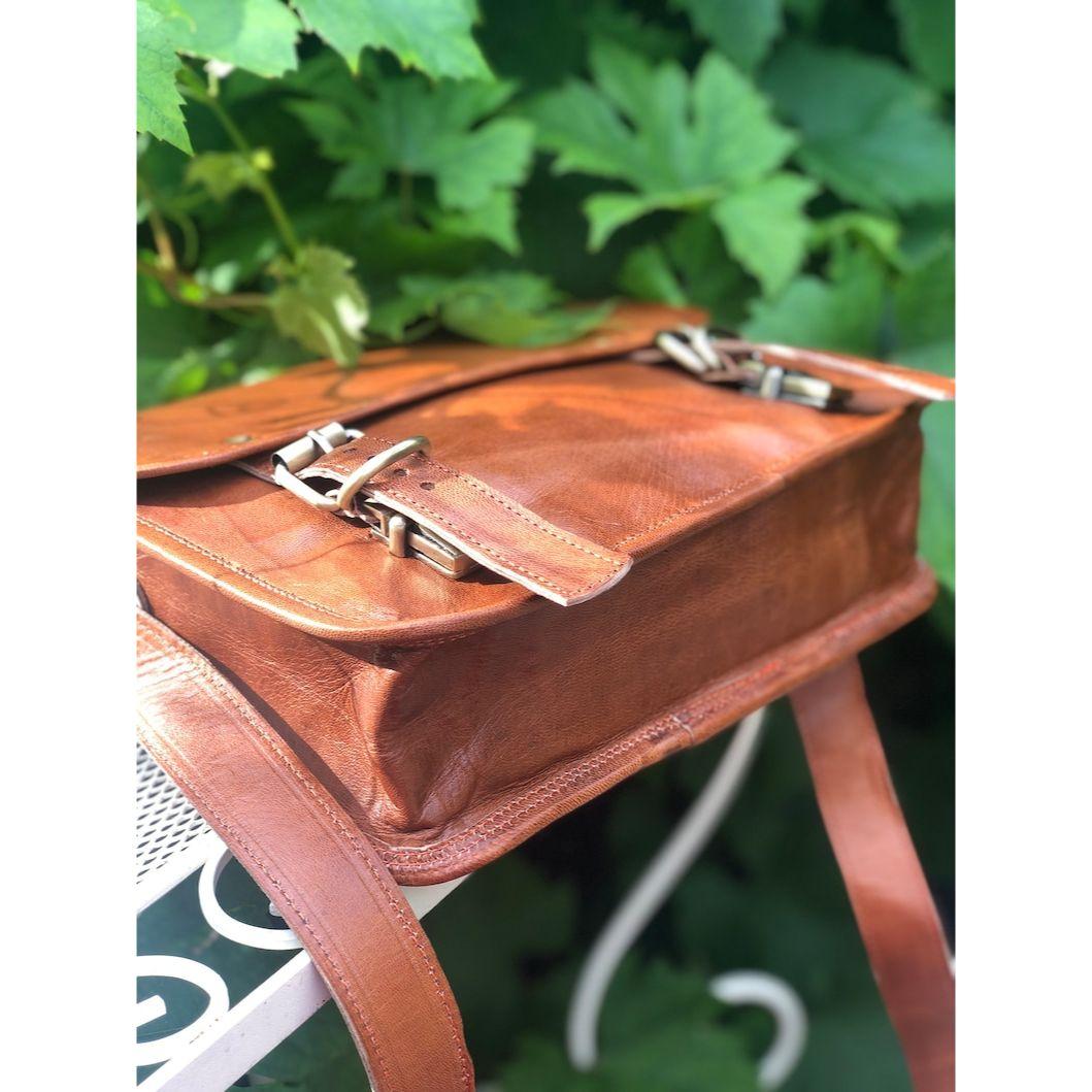 Сумка-мессенджер в деревенском стиле — фото 3