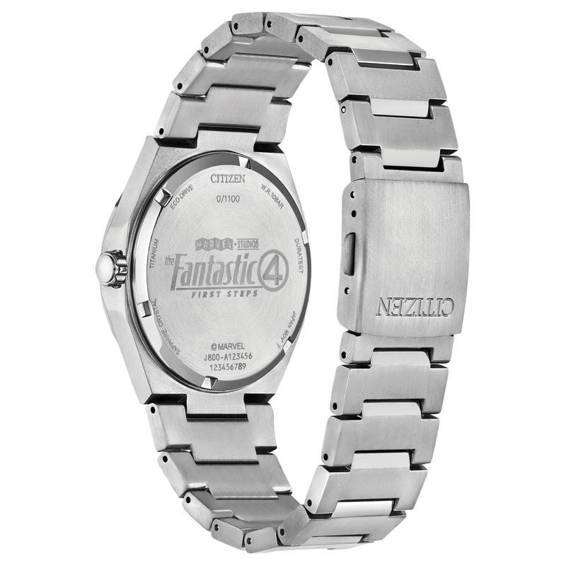 Citizen X Marvel Eco-Drive Serie 100m Waterdicht Zonne-kwarts Super Titanium Band 39,5 mm Herenhorloge Blauwe Wijzerplaat AW0131-66W