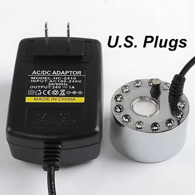 Halloween Fog Machine Mini Color Changing LED Pumpkin Light Pond Fogger for Outdoor Garden Decor