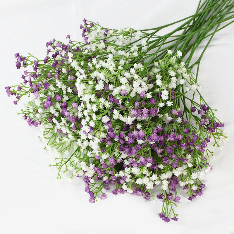 Künstliche Blumen aus Kunststoff, Gypsophila, DIY-Blumensträuße, Arrangement für Hochzeit, Heimdekoration