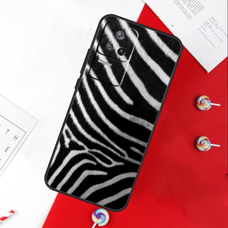 Zebra Skin Print Cover For Xiaomi 14 Ultra 15 13 11T 12T 13T 14T Pro POCO X7 Pro X3 X5 X6 M6 F5 F6 Pro Case