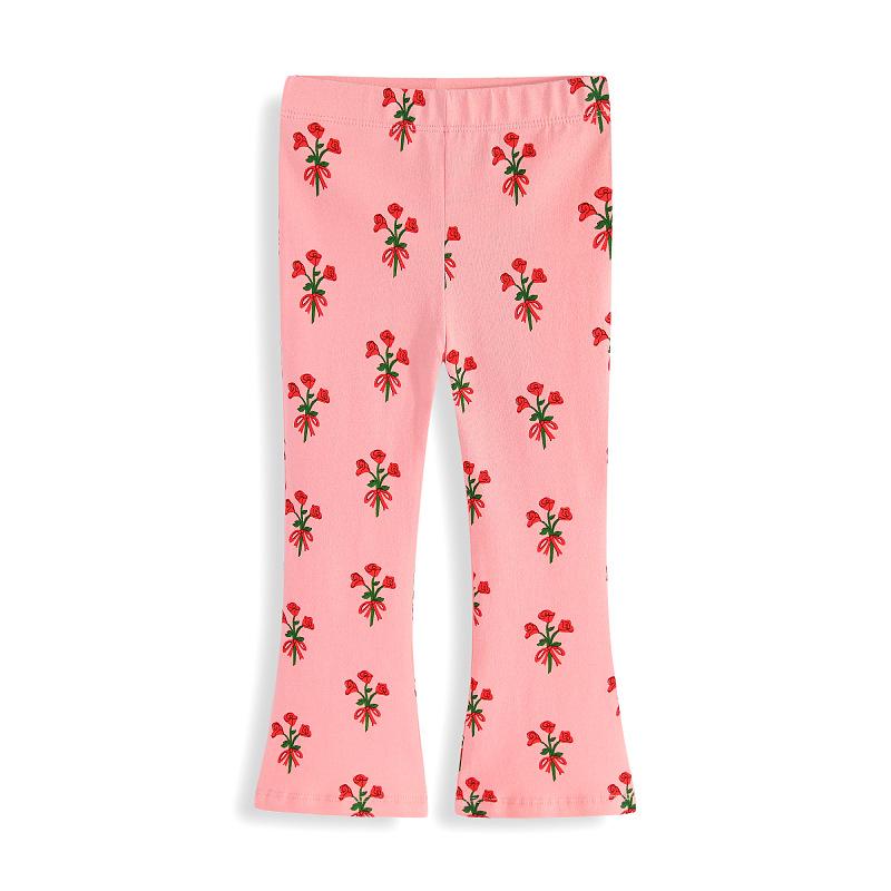 New Style Girls' Bell Bottom Knit Pants