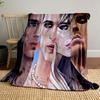 Modern Artistic Portrait Faces for All Seasons Blanket Lunch Break Throw Gift