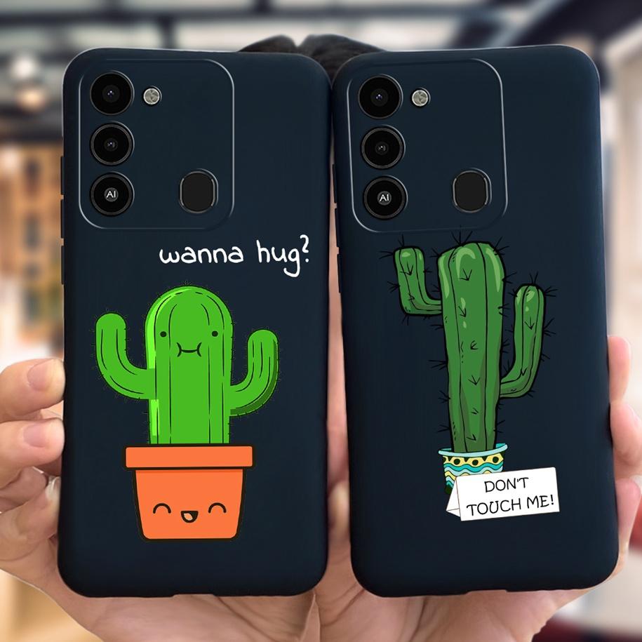 Couple Heart Silicone Case For Tecno Spark 8C Cover Spark8 8 C KG5k KG5j Painted Soft TPU Phone Case For Tecno Spark 8 Pro Etui