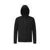 Fila Fitness Series Minimalist Sports Training Versatile Comfortable Hooded Jacket Men Jacket Deep-Black A11M621505FBK