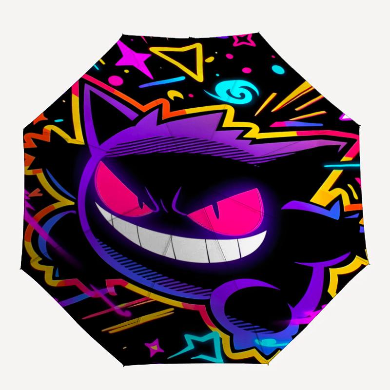 1pc Gengar2 Umbrella, Sun Protection, And UV Shielding. It Has Eight Sturdy Ribs for Outdoor Use And Perfect Gift