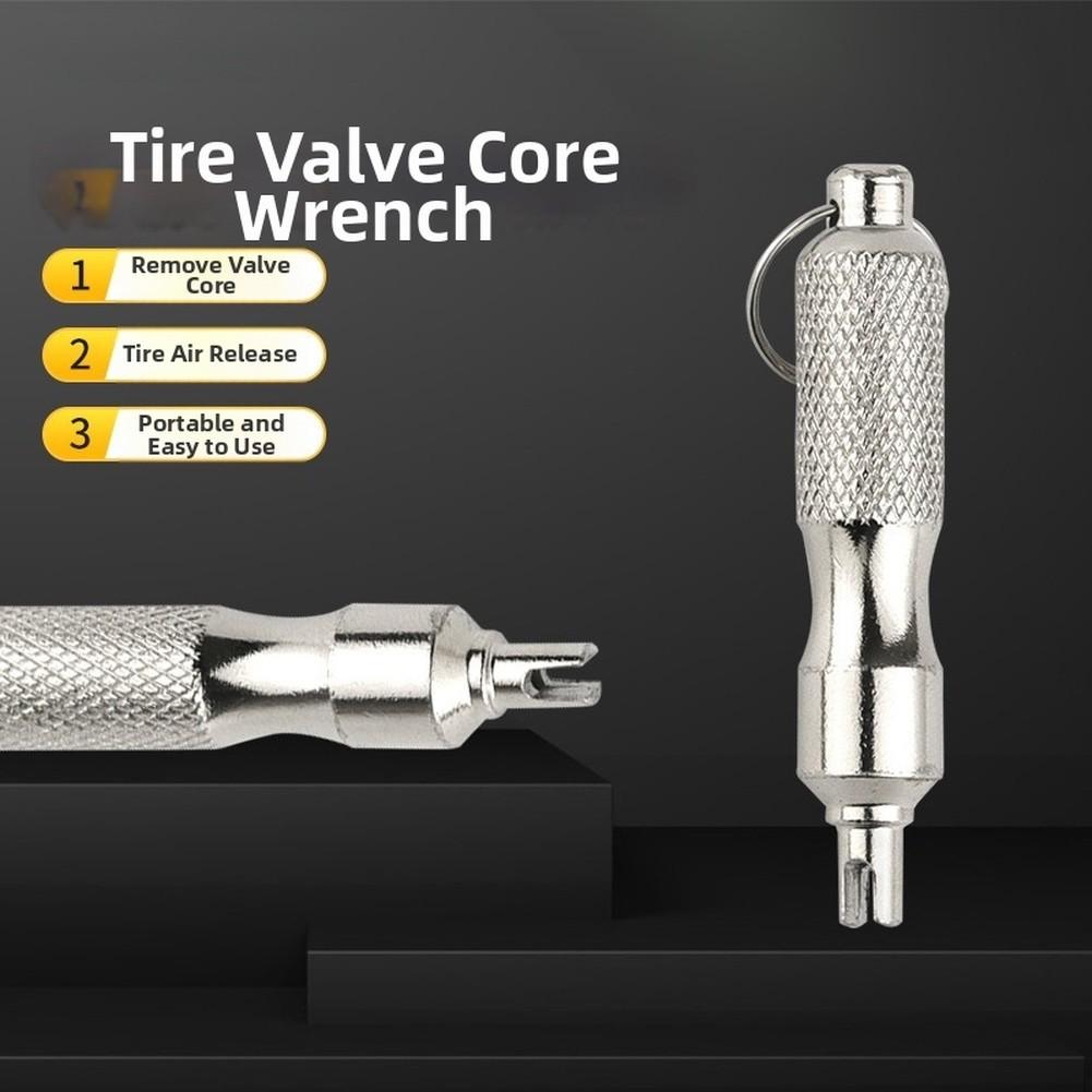 Aluminum Alloy Valve Core Wrench Compact Size Quick Operation