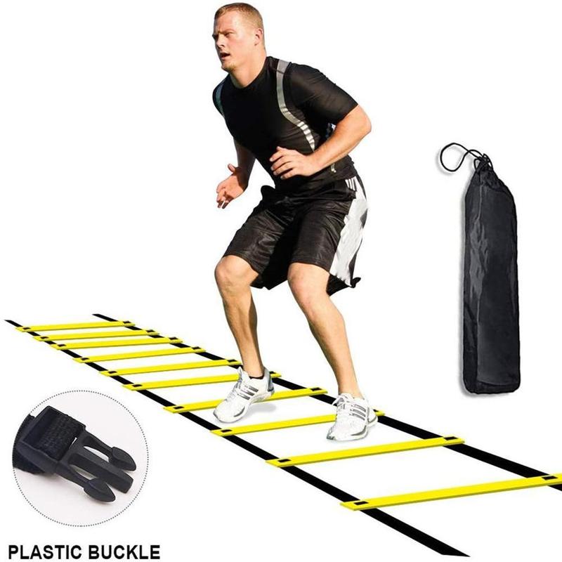 Cheap Agility Speed Ladder Stairs Nylon Straps Training Ladders Soccer