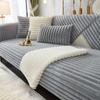 Winter Thickened Rabbit Plush Sofa Cushion Winter Cushion Sofa Cover All-Inclusive Universal Cover