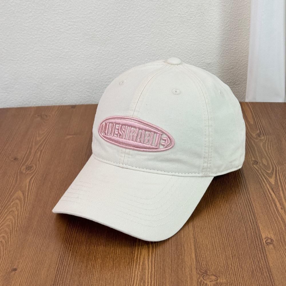 Fashion Hat Senli ins Vintage Baseball Cap Female Couple Casual Embroidery Washed Hat Versatile Soft Top Big Head Circumference Cap