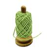 Wood Yarn Ball Holder Paper Towel Rack Vertical Rotating Weaving Tool Rack Storage Winding Roll Holder Dispenser for Crocheting