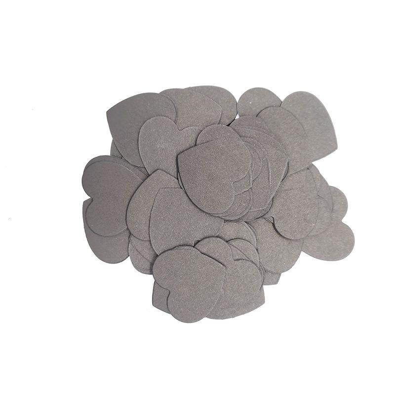 100pcs Glittler Rose Gold 3cm Heart Paper Confetti Wedding Card Paper Confettis Birthday Baby Shower Wedding Party Supplies