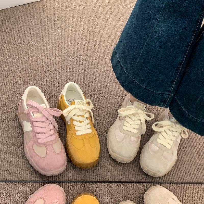 Thick-soled Women's Summer Little White Shoes Versatile Sports Shoes Board Shoes
