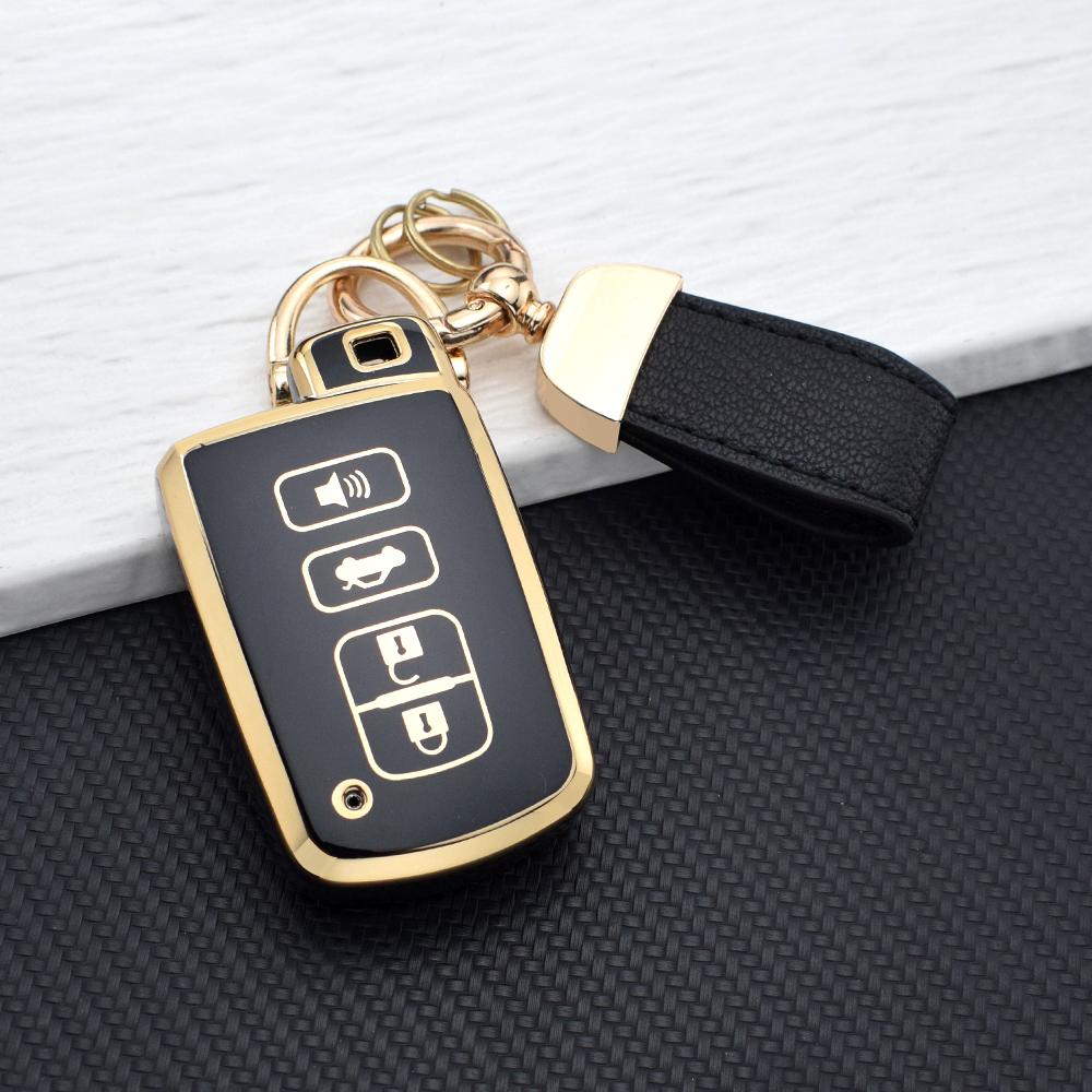 2/3/4 Buttons Anti-Scratch TPU Key Fob Cover for Toyota Camry RAV4 2012-2018 Key Holder Fit For Auris Hybrid Avalon Yaris Verso