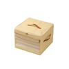 Non-woven Fabric Square Storage Box Zippered Large Capacity Clear View Clothes Storage Box Space Saving Stack-able
