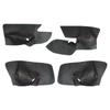 Car Styling Microfiber Leather Door Panel Armrest Cover Trim For VW Golf 5 MK5 Jetta 2005 2006 2007 2008 2009