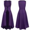 Abito Medievale Retro da Donna a Metà Lunghezza 2025 per Cosplay e Spettacolo, Collezione Primavera/Autunno