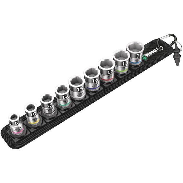 Wera Belt B 1 Jeu de douilles 3/8 (10 mm) 10 pièces 05003970001