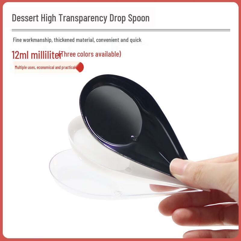 Disposable Plastic Water Drop Spoons