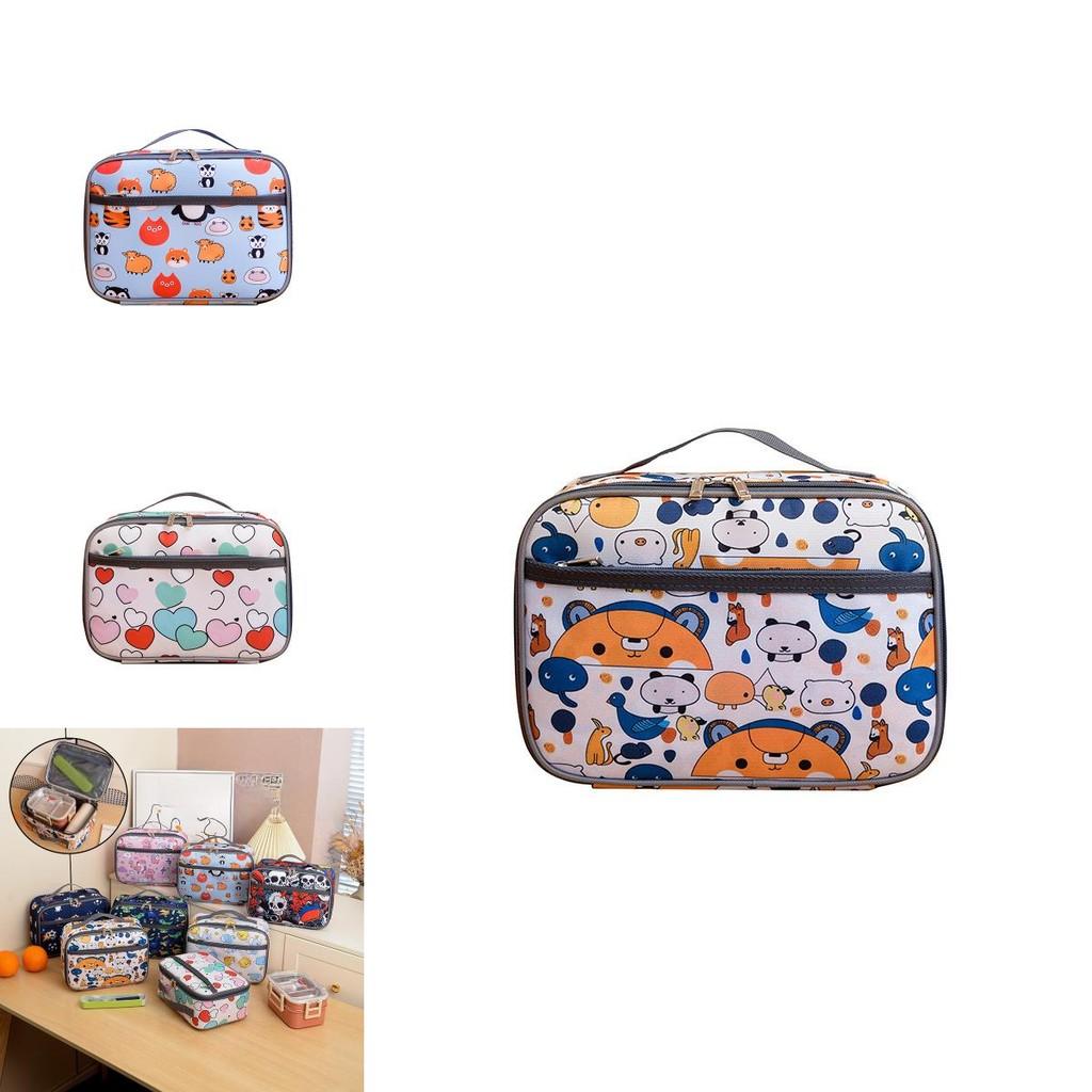 Lunchtasche mit Cartoon-Motiv für Kinder aus Oxford-Gewebe und atmungsaktivem Material für die Schule