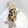24TE Small Animals Vest Suit with Leash Reptiles Costume BeardedDragon Warm Clothing