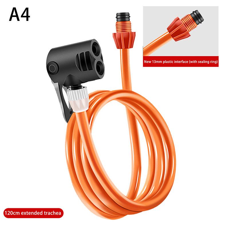 70/80/120Cm Bike Air Pump Extension Tube Pump Bicycle Hose Air Pump Connector Bike Air Pump Tire Inflator Nozzles Accessories