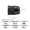 Sigma 16mm DC DN Lens for Canon Mirrorless Contemporary Style F1.4 EF-M Mount, Wide-Angle, APS-C Cameras,