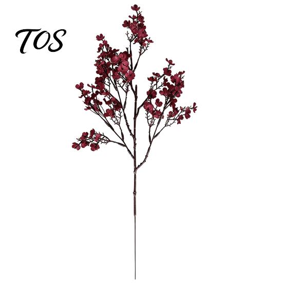 Realistic Silk Flowers for Stands Artificial Fall Indoor Outdoor Decor, Weatherproof Autumn Floral Warm Tones Arrangements with Flexible Stems