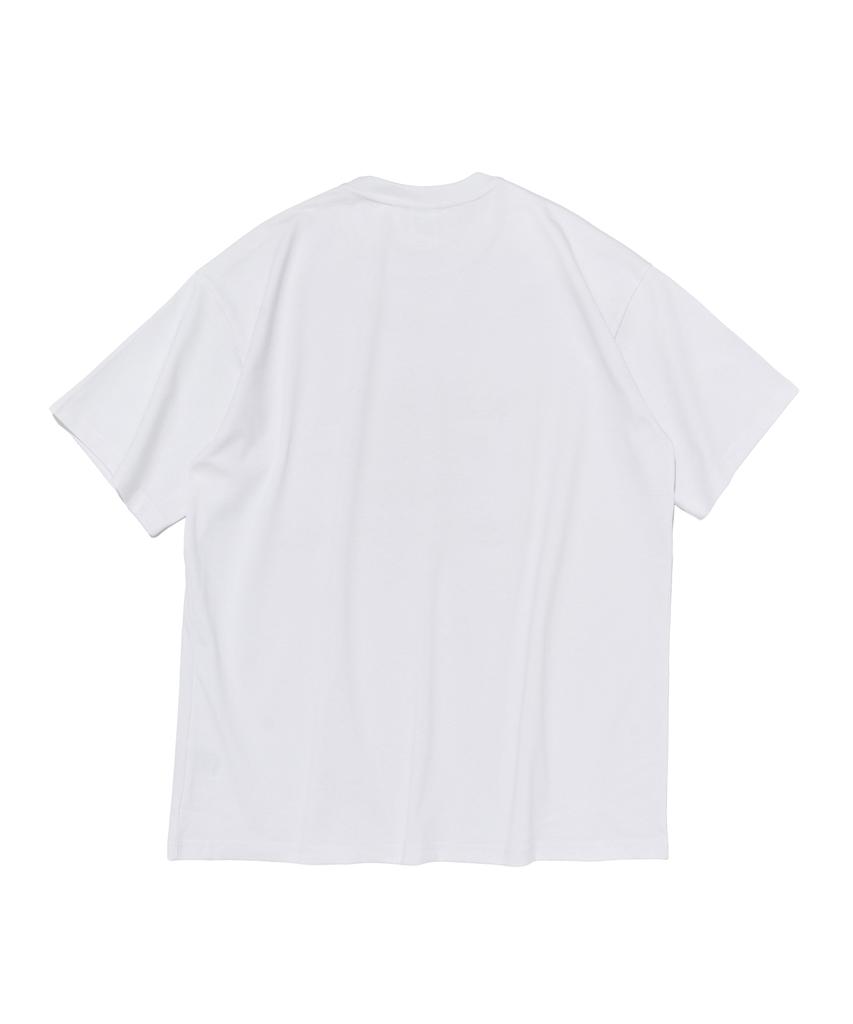 OTHERFITS Urban Graffiti Lettering Short Sleeve T-Shirt (White)